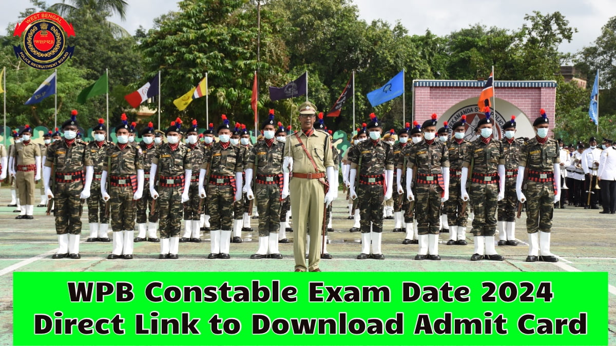 WPB Constable Admit Card