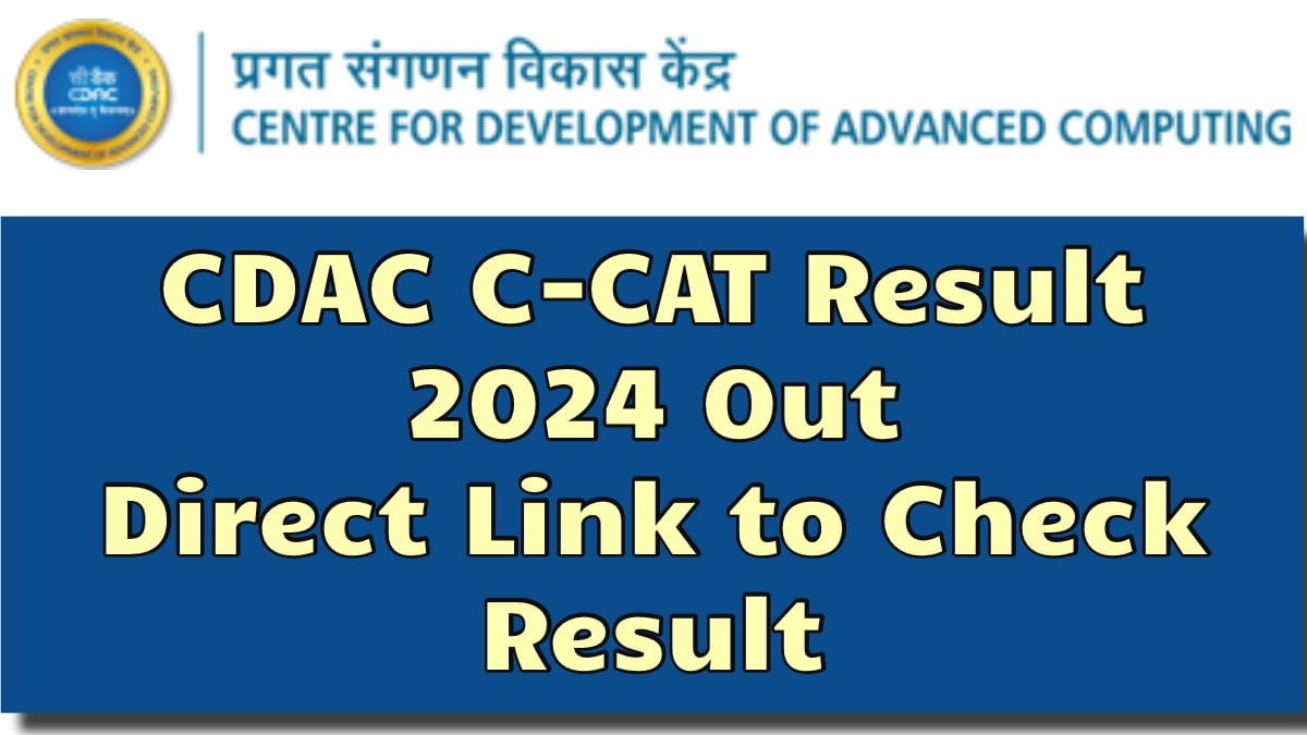 CDAC C-CAT Result