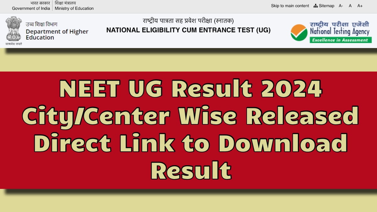 NEET UG Result
