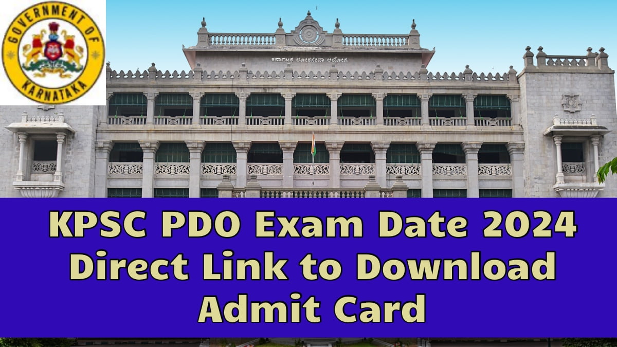 KPSC PDO Exam Date