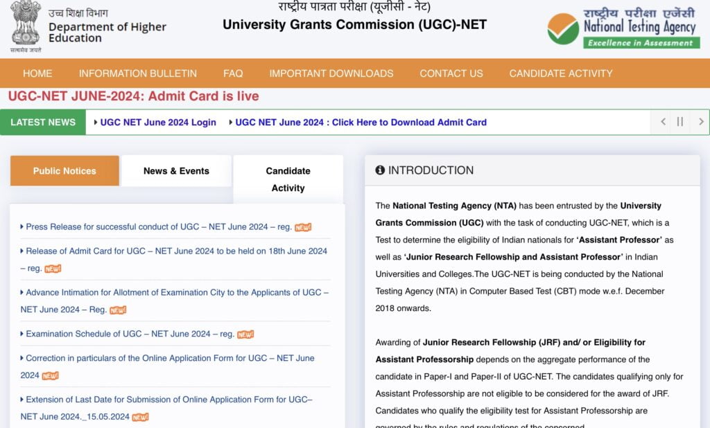 UGC NET Re-Exam Date