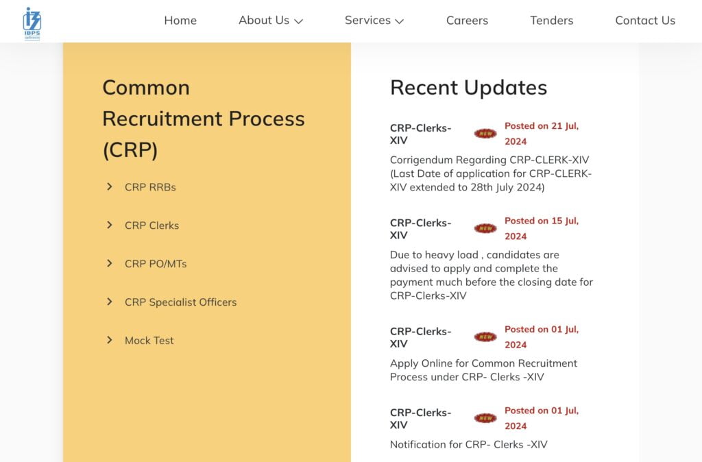 IBPS Clerk Admit Card