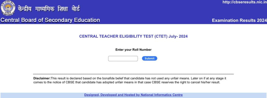 CTET Result