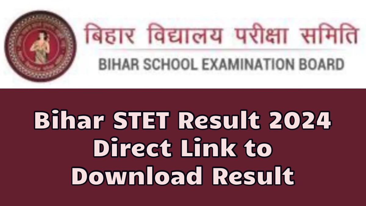 Bihar STET Result