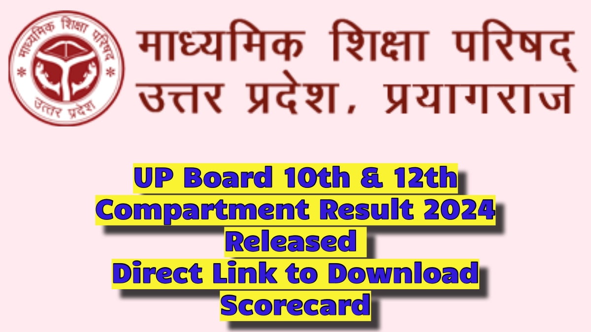 UP Board 10th & 12th Compartment Result