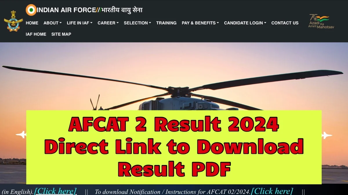 AFCAT 2 Result