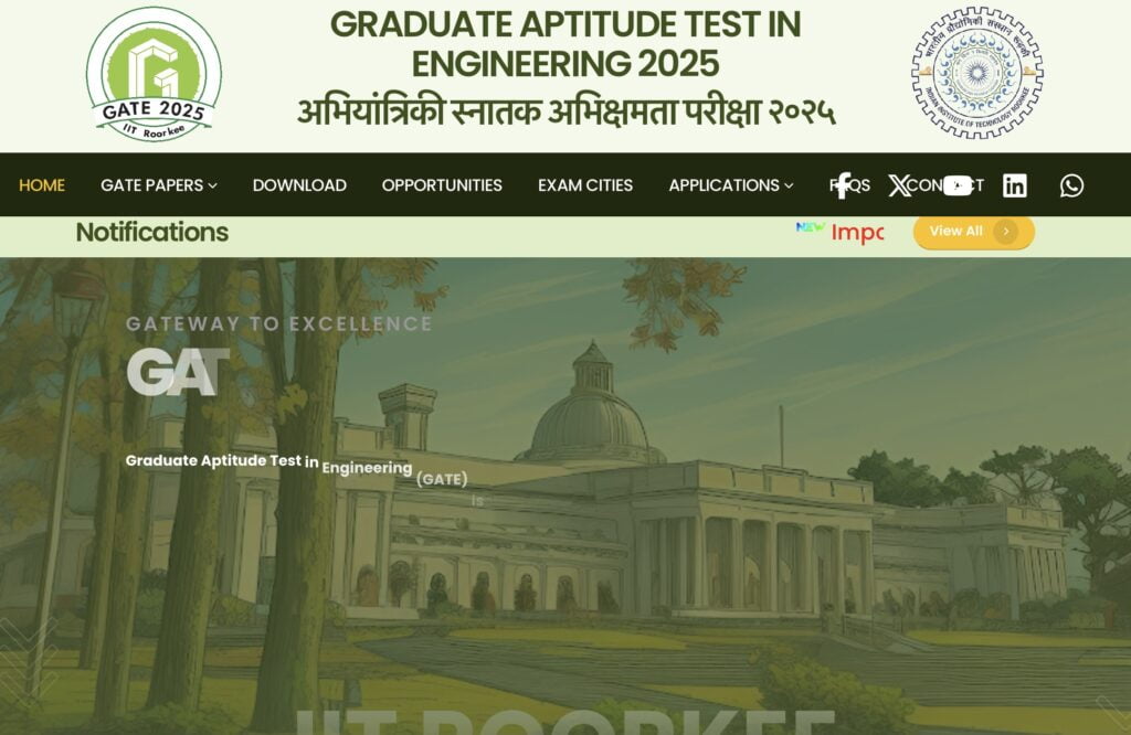 GATE Exam Registration
