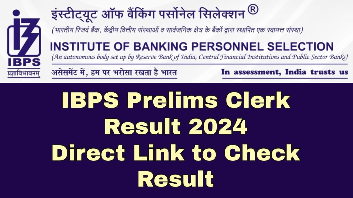 IBPS Clerk Result