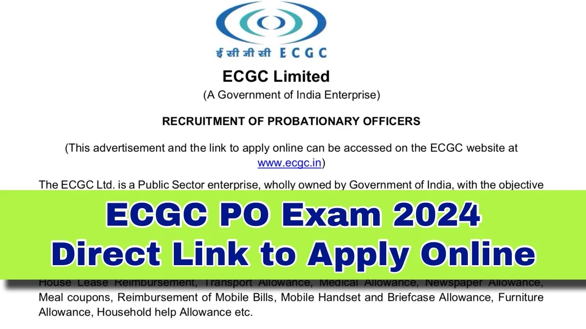 ECGC PO Exam