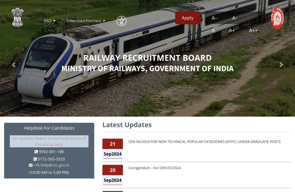 RRB Paramedical Exam Admit Card