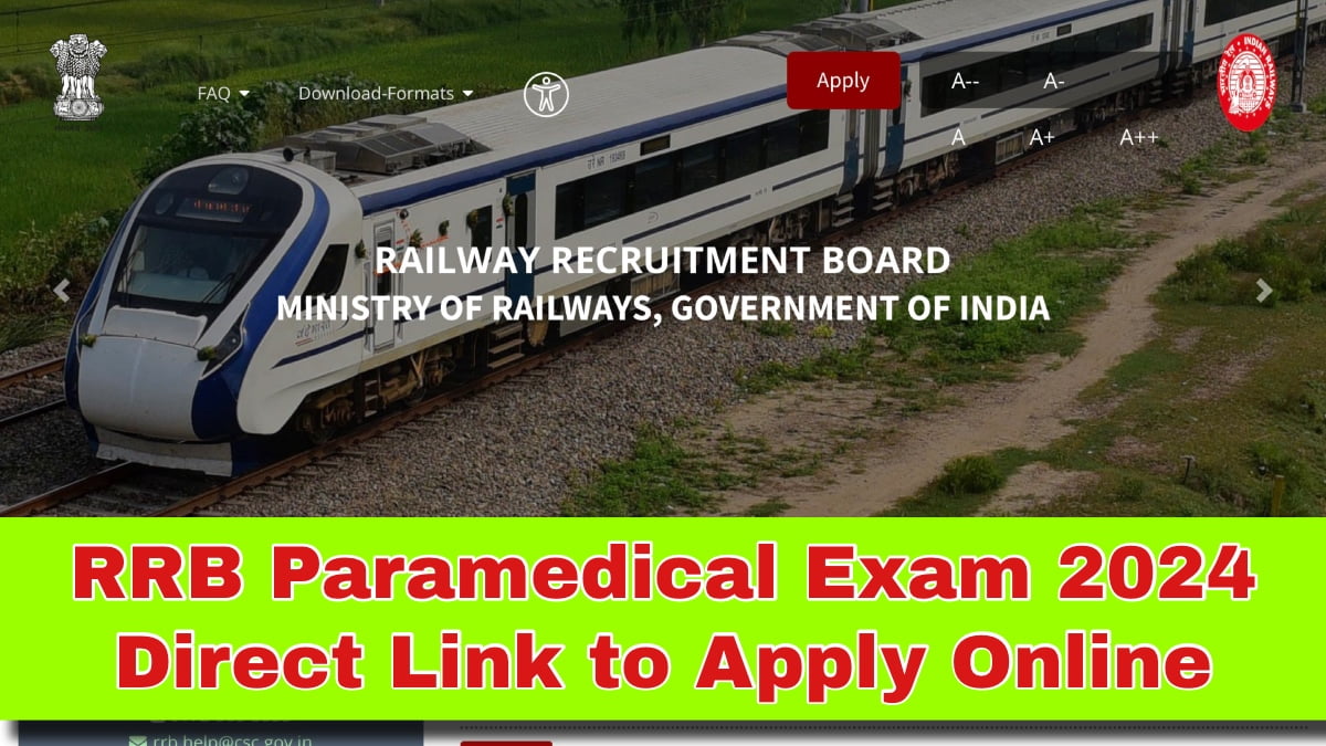 RRB Paramedical Exam