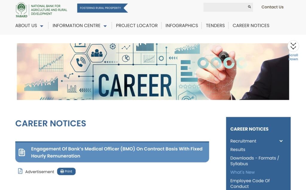 NABARD Office Attendant Recruitment Apply Online