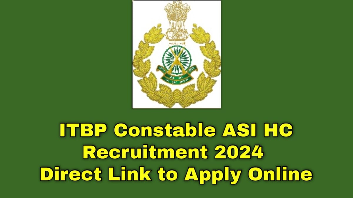 ITBP Constable ASI HC