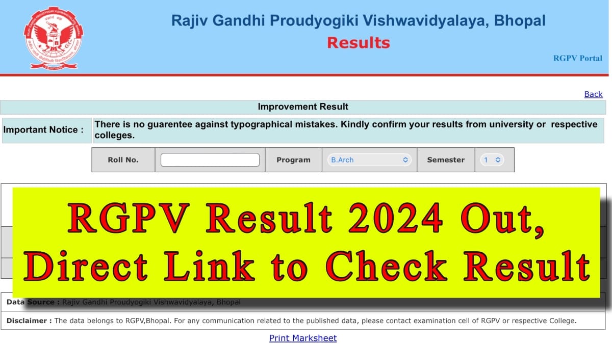 RGPV Result