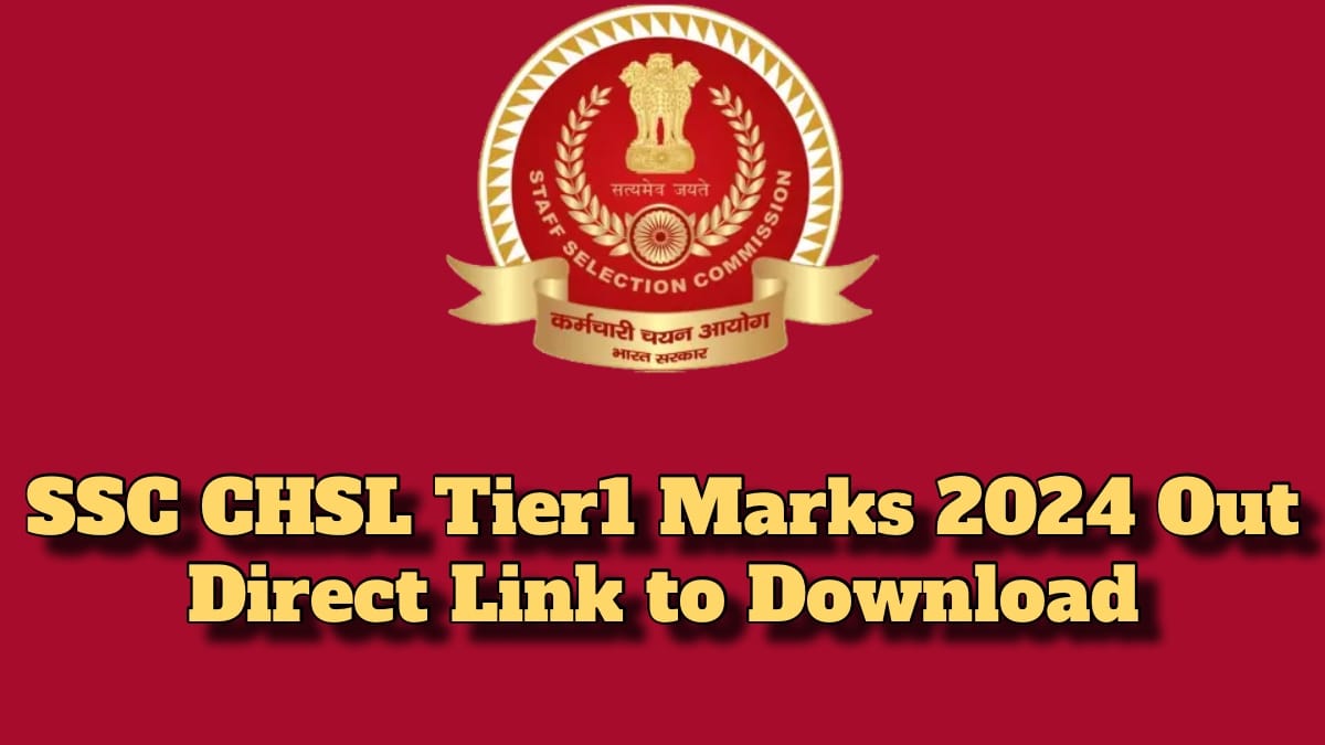 SSC CHSL Tier1 Marks