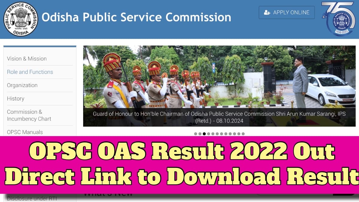 OPSC OAS Result