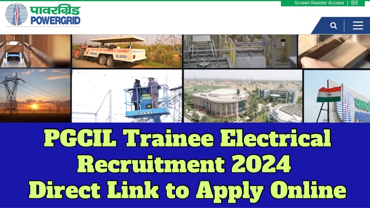 PGCIL Trainee Electrical Recruitment