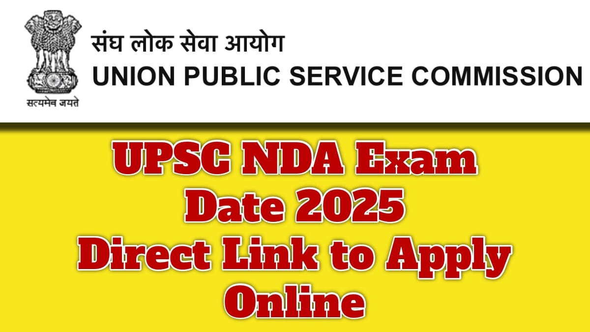 UPSC NDA Exam Date