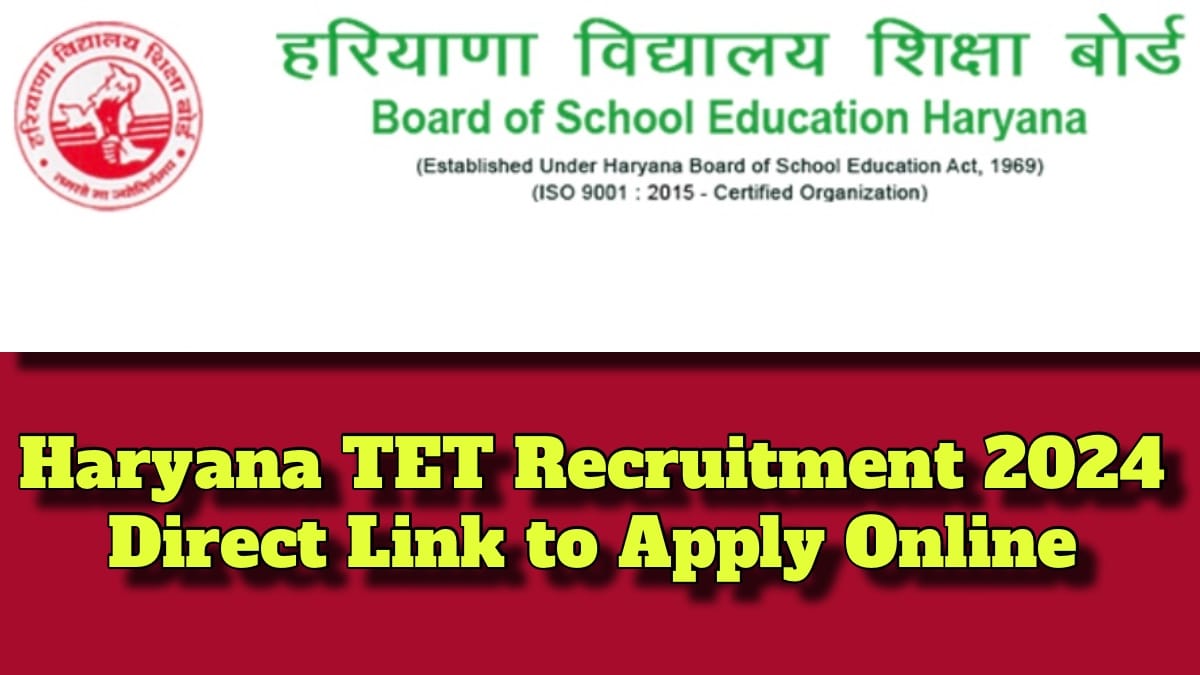 Haryana TET Recruitment