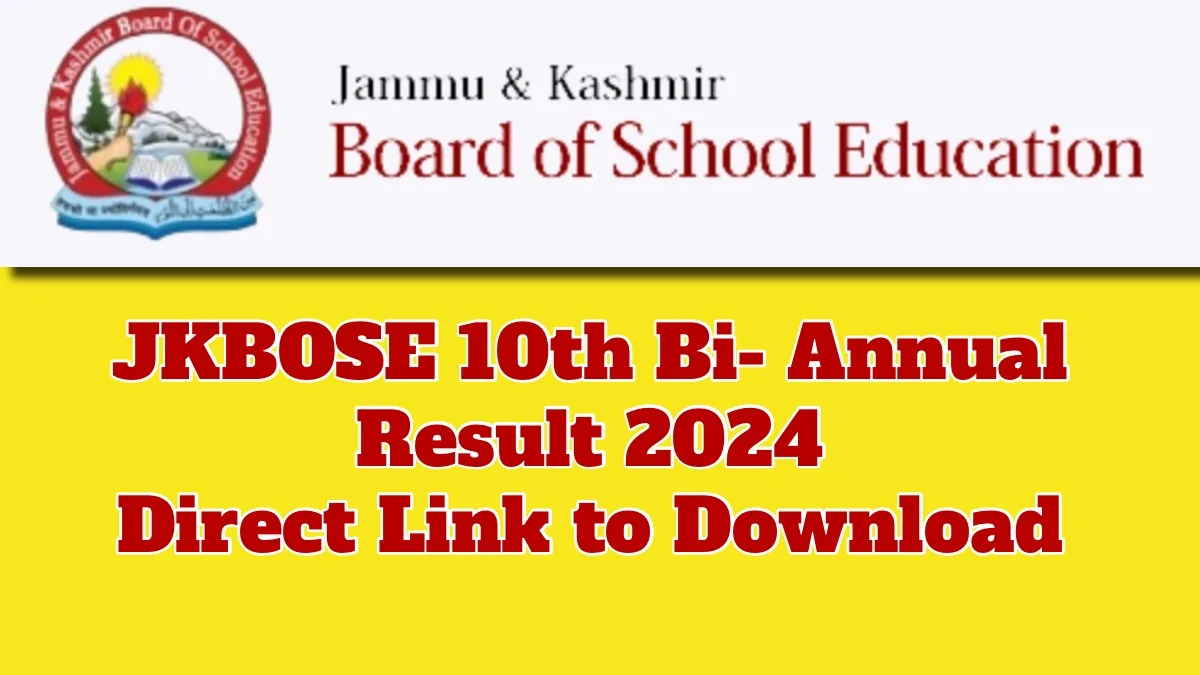 JKBOSE 10th Result