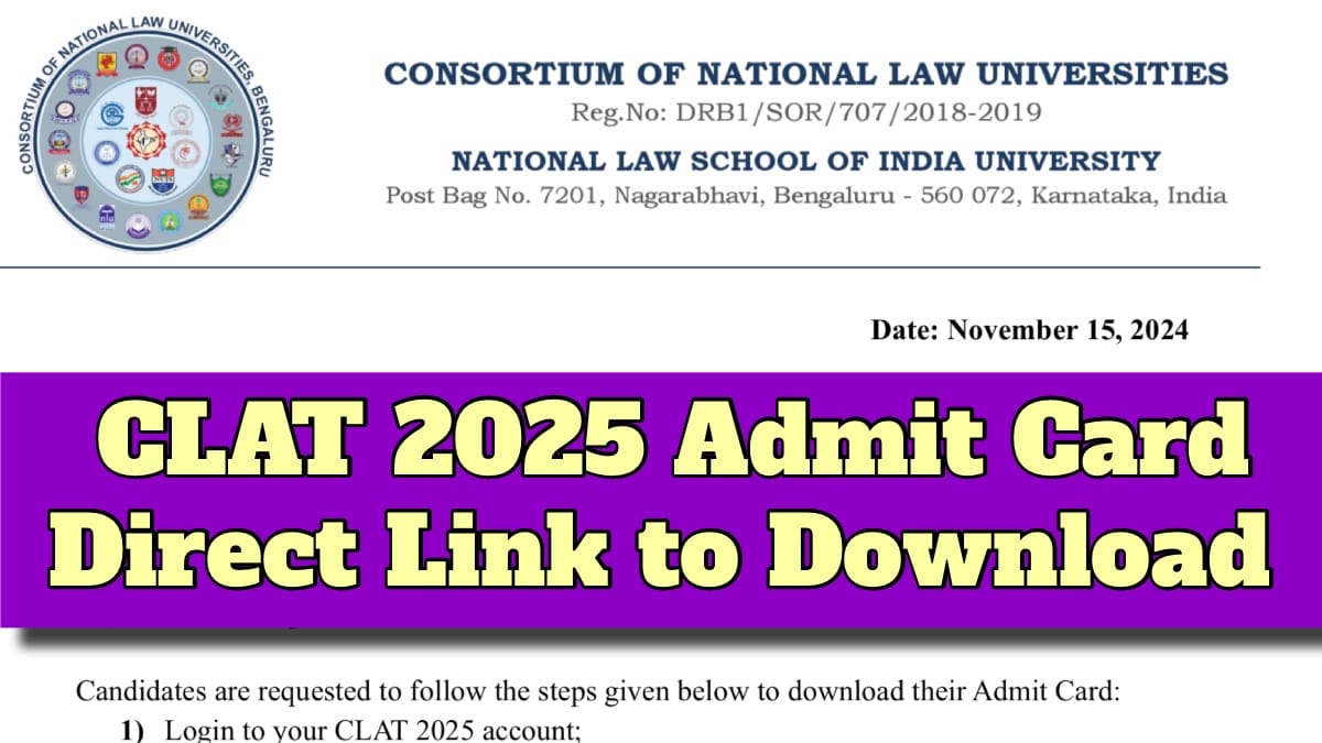 CLAT Admit Card