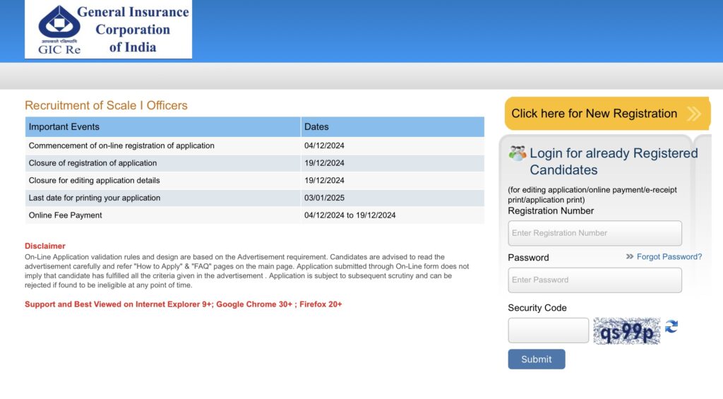 Online Registration