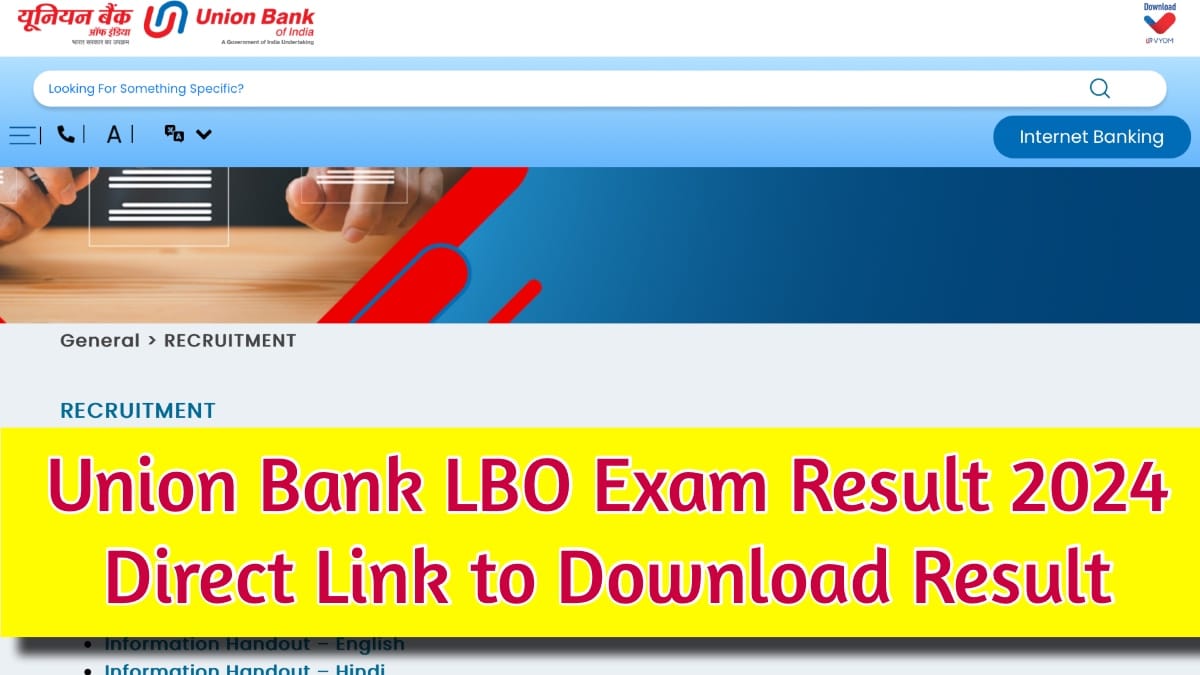 Union Bank LBO Exam Result