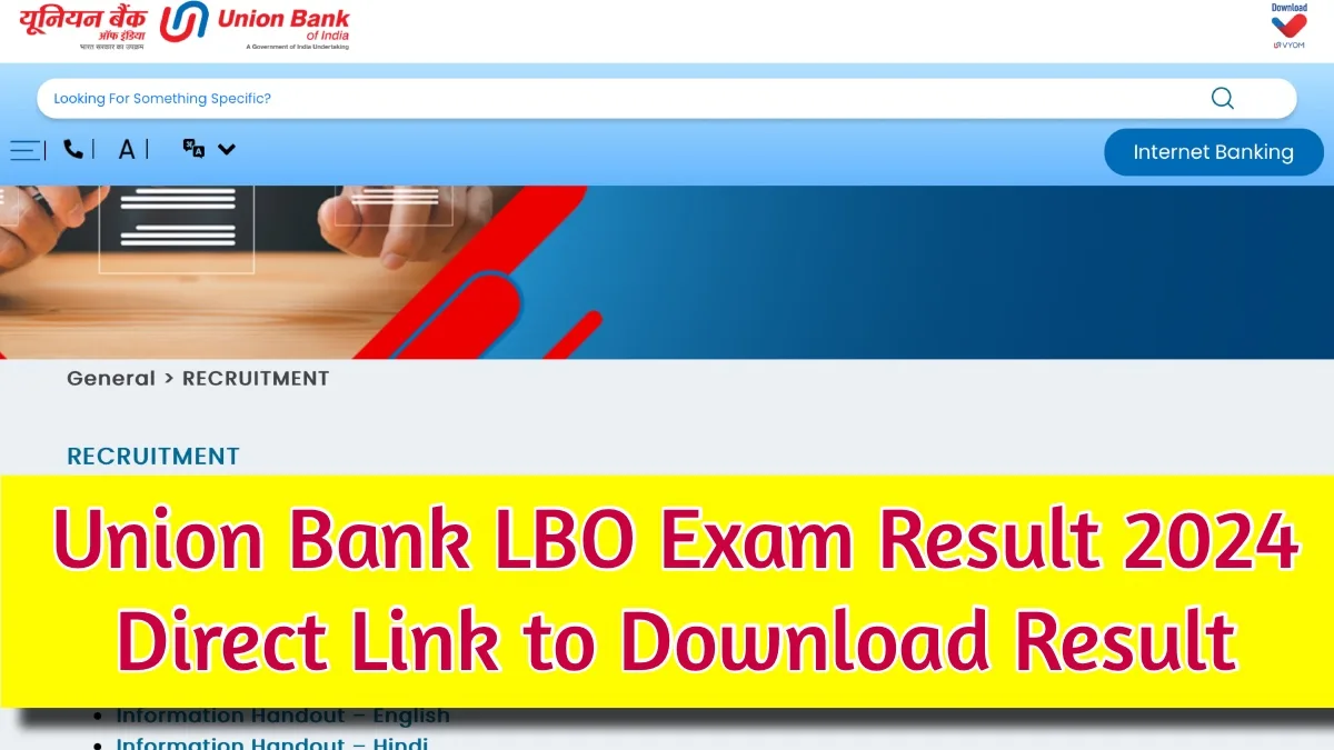 Union Bank LBO Exam Result