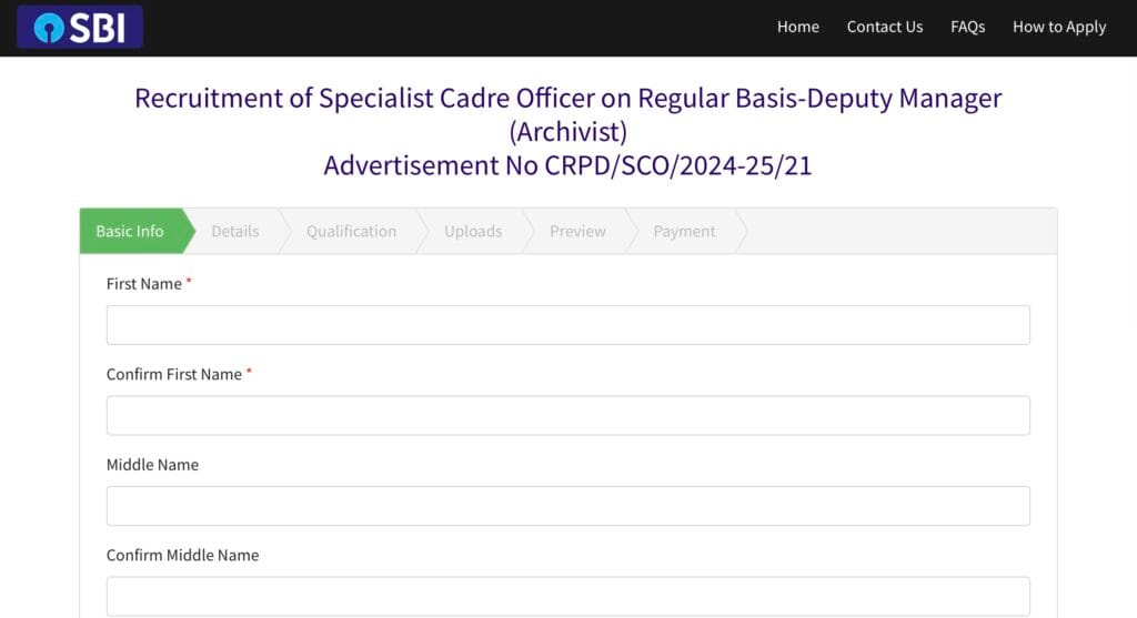 SBI SCO Recruitment Apply Online